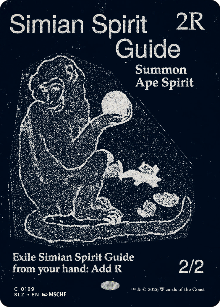 Simian Spirit Guide (0189) (Showcase) (SLZ)