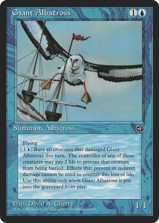 Giant Albatross (Ship in Background)