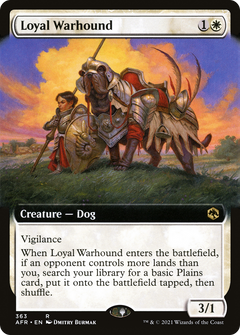 Loyal Warhound (363) (Extended Art) - Foil