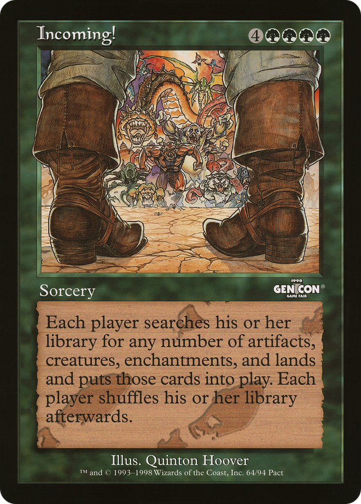 Incoming! (Oversized) (Oversized 90â€™s Promo)
