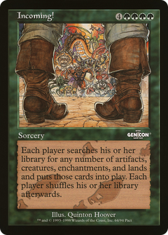 Incoming! (Oversized) (Oversized 90â€™s Promo)