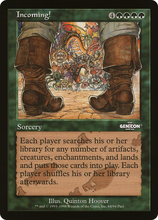 Incoming! (Oversized) (Oversized 90â€™s Promo)