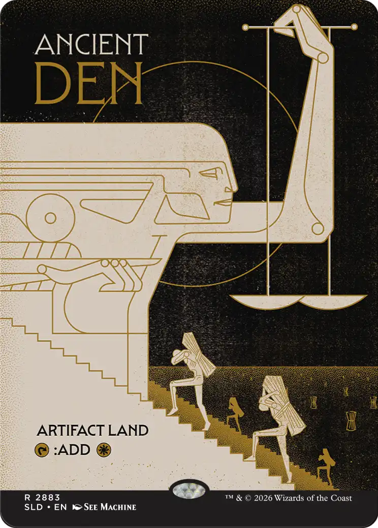 Ancient Den (2883) (Showcase) (SLD) - Foil