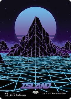 Island (416) (Showcase) - Foil