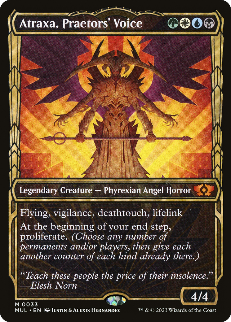 Atraxa, Praetors' Voice (0033) (Showcase)