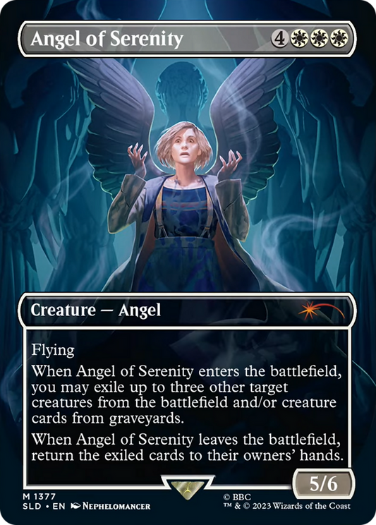 Angel of Serenity (1377) (Borderless) - Foil