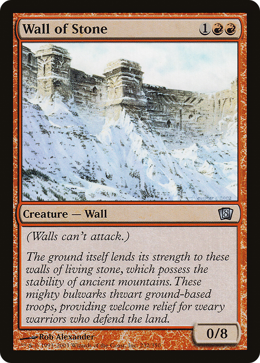 Wall of Stone - Foil