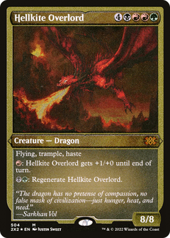 Hellkite Overlord - Foil Etched