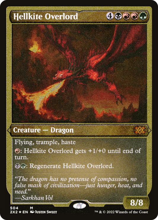 Hellkite Overlord - Foil Etched