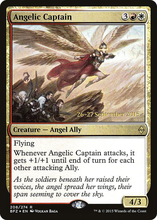 Angelic Captain (208) (Prerelease) - Foil