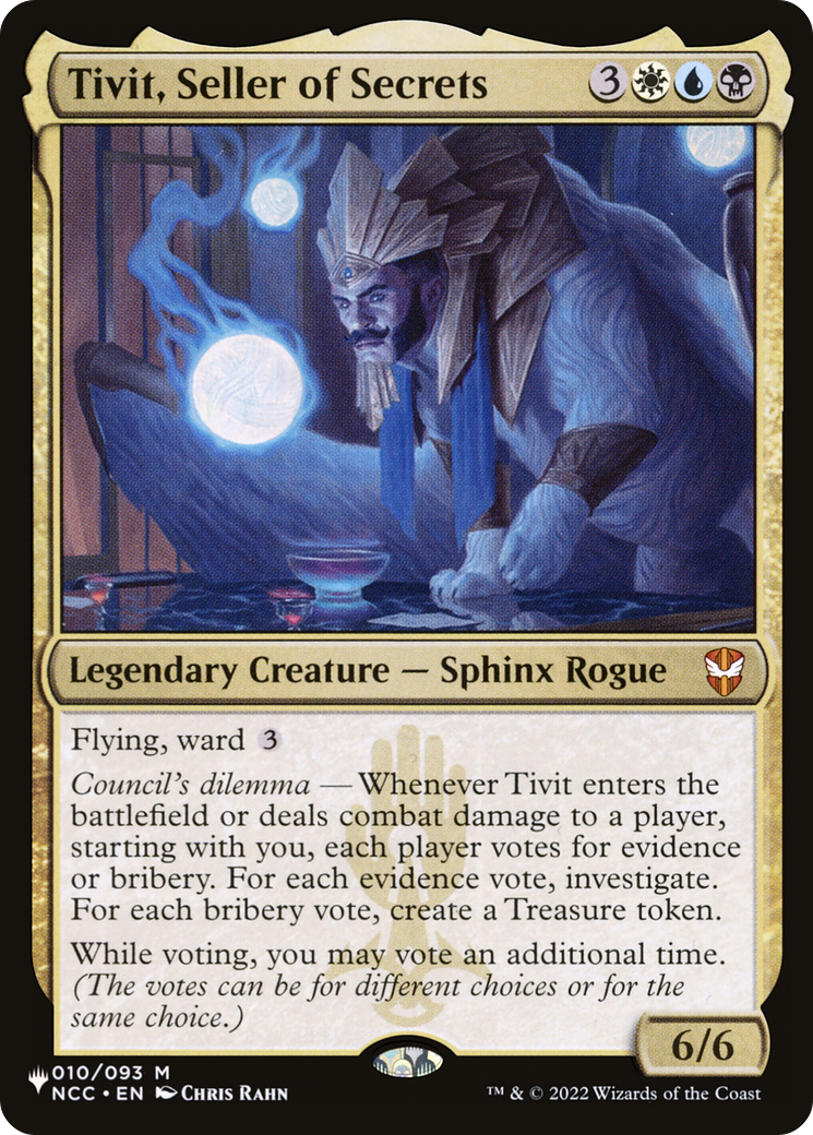 Tivit, Seller of Secrets (NCC-10) (PLST)