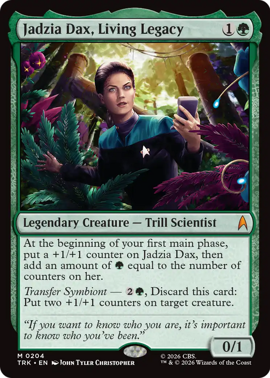 Jadzia Dax, Living Legacy (TRK)