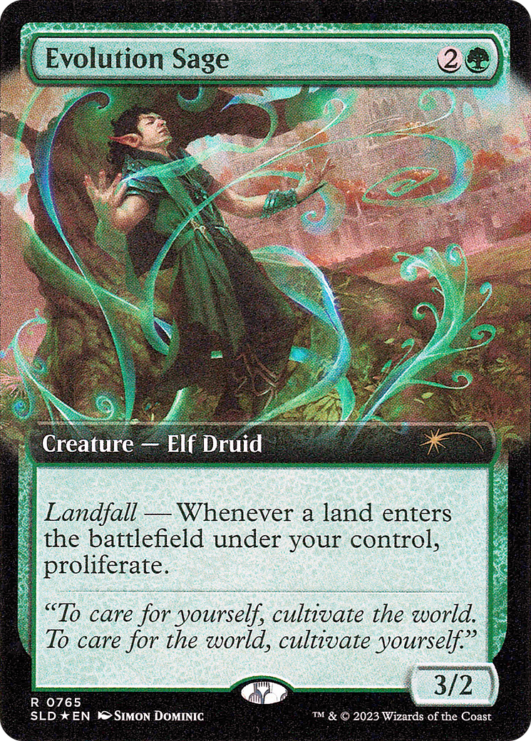 Evolution Sage (0765) (Extended Art) - Foil