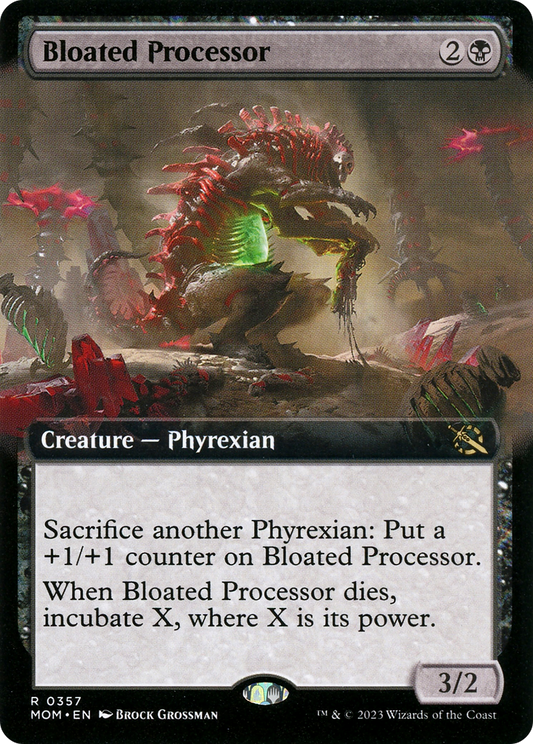Bloated Processor (0357) (Extended Art) - Foil