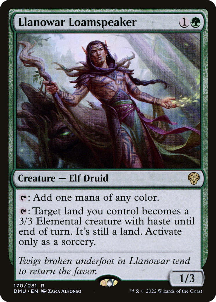 Llanowar Loamspeaker - Foil