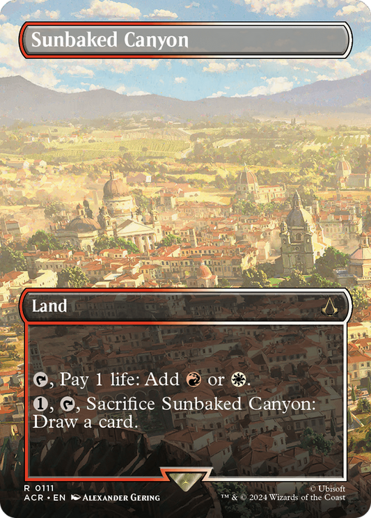 Sunbaked Canyon (0111) (Borderless) - Foil