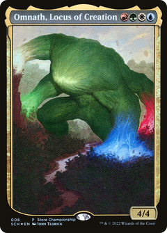 Omnath, Locus of Creation (006) (Store Championship) (Textless) - Foil