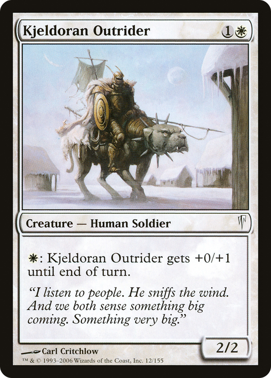 Kjeldoran Outrider - Foil