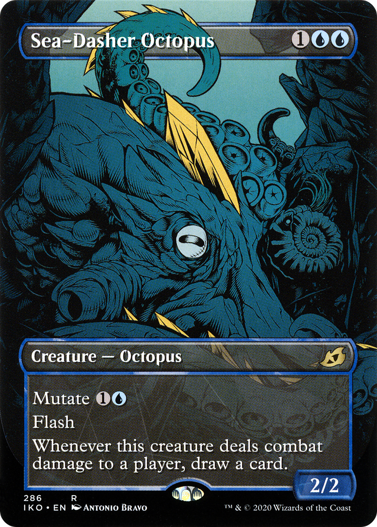 Sea-Dasher Octopus (286) (Showcase) - Foil