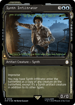 Synth Infiltrator (0858) (Showcase) - Surge Foil