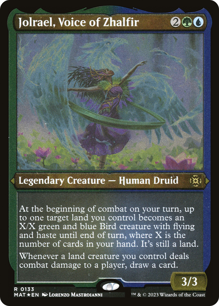 Jolrael, Voice of Zhalfir (0133) - Foil Etched