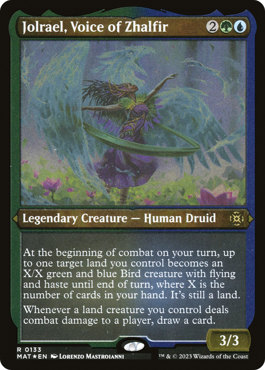 Jolrael, Voice of Zhalfir (0133) - Foil Etched