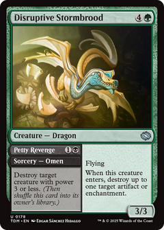 Disruptive Stormbrood // Petty Revenge - Foil