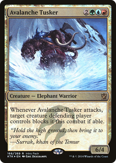 Avalanche Tusker (166) (Intro Pack) - Foil