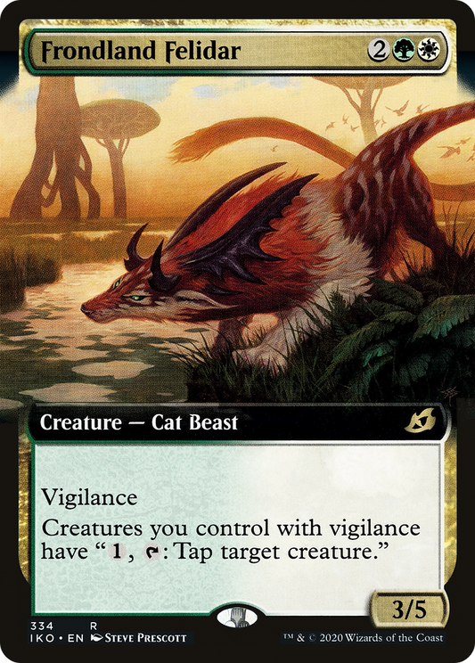 Frondland Felidar (334) (Extended Art) - Foil