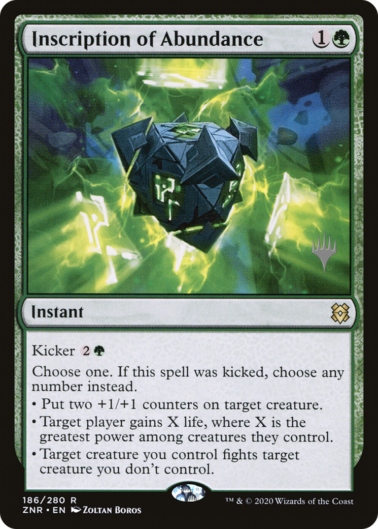 Inscription of Abundance (186) (Promo Pack)
