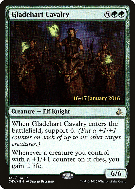 Gladehart Cavalry (132) (Prerelease) - Foil