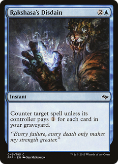 Rakshasa's Disdain - Foil