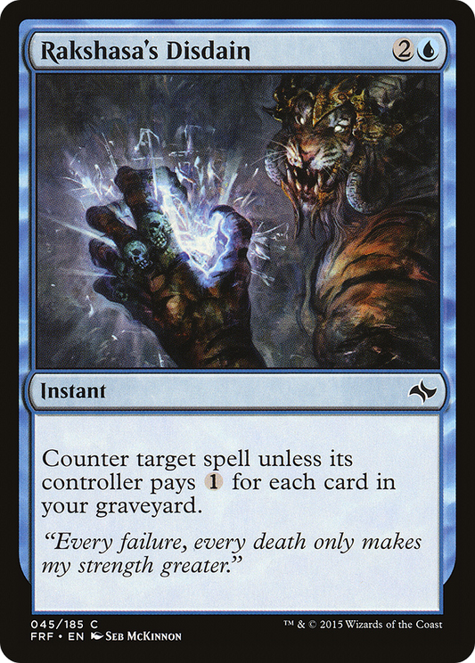 Rakshasa's Disdain - Foil