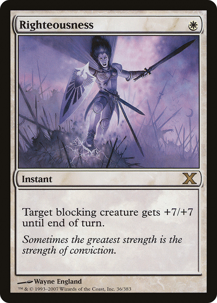 Righteousness - Foil