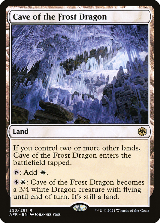 Cave of the Frost Dragon - Foil