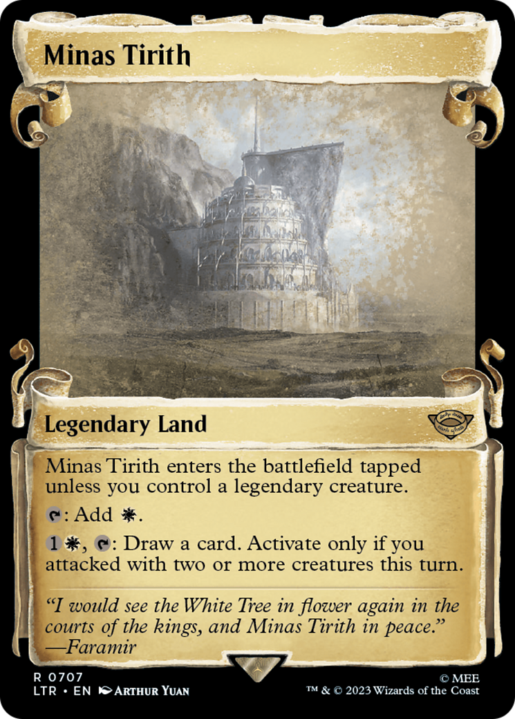Minas Tirith (0707) (Showcase) - Silver Foil