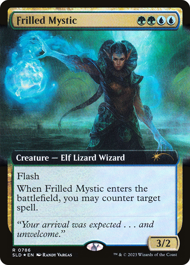 Frilled Mystic (0786) (Extended Art) - Foil