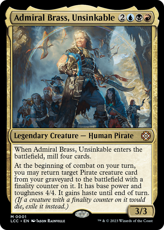 Admiral Brass, Unsinkable - Foil
