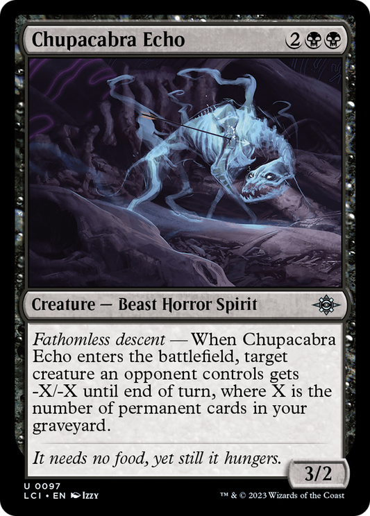 Chupacabra Echo - Foil