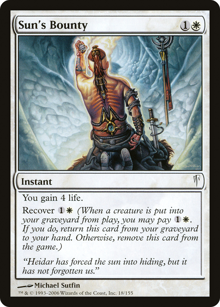 Sun's Bounty - Foil