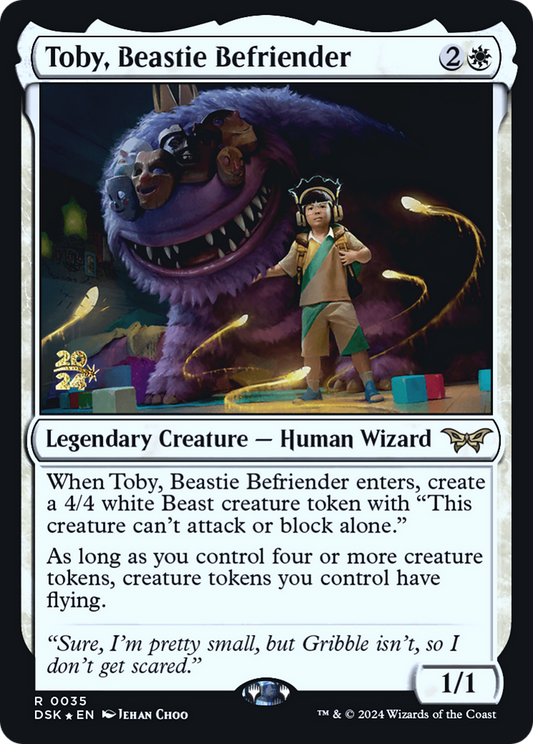 Toby, Beastie Befriender (0035) (Prerelease) - Foil