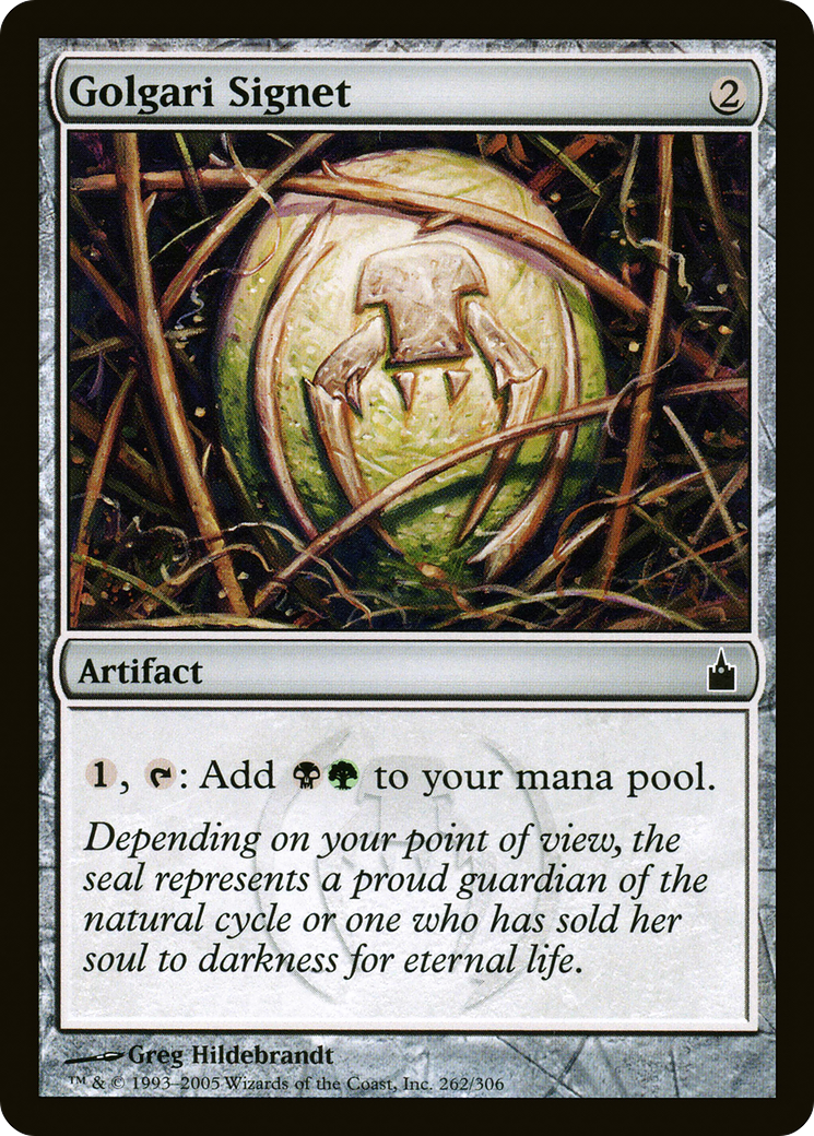 Golgari Signet - Foil