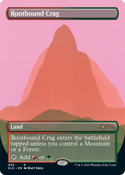 Rootbound Crag (459) (Borderless) - Foil