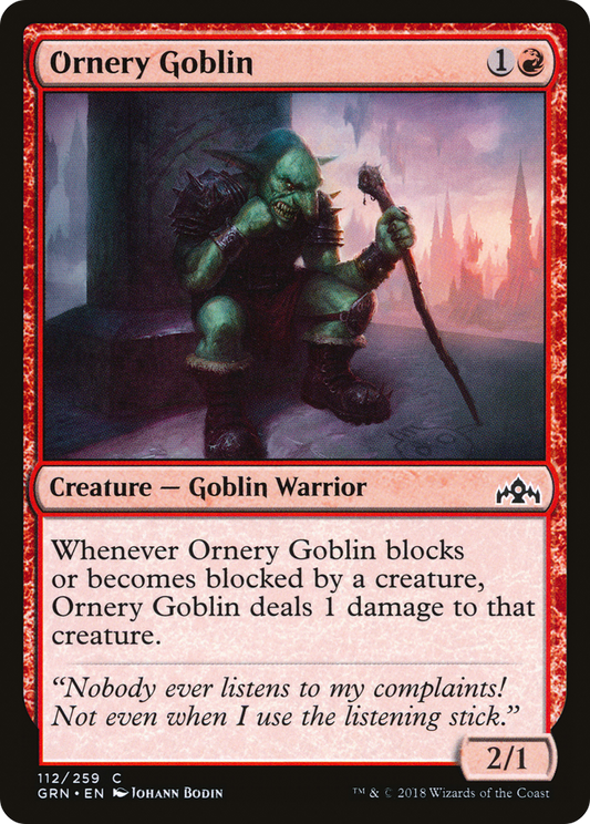 Ornery Goblin - Foil