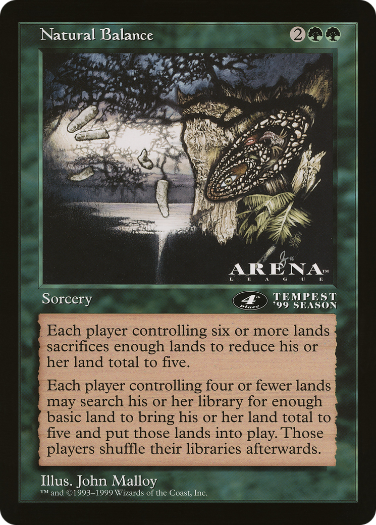 Natural Balance (4th Place) (Oversized) (Arena League Promo)