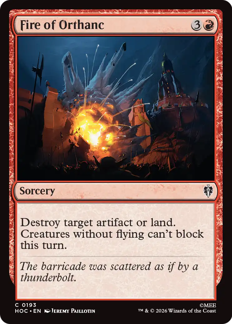Fire of Orthanc (HOC)