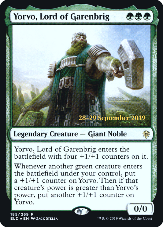 Yorvo, Lord of Garenbrig (185) (Prerelease) - Foil