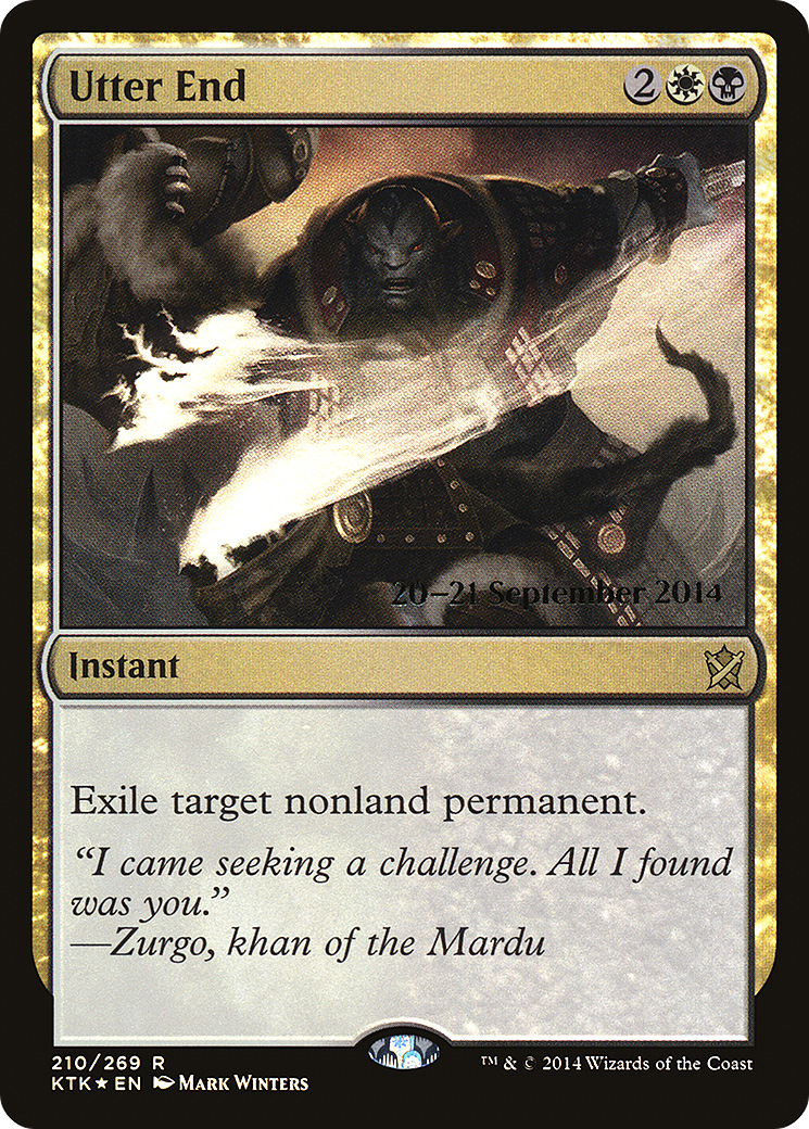 Utter End (210) (Prerelease) - Foil