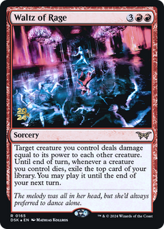Waltz of Rage (0165) (Prerelease) - Foil