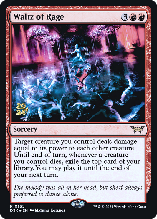 Waltz of Rage (0165) (Prerelease) - Foil